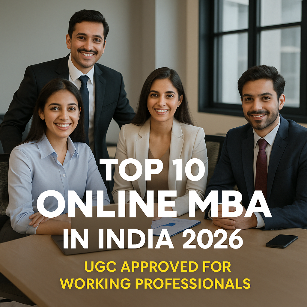 Top 10 Online MBA Programs in India 2026 | UGC Approved & Best for Working Professionals