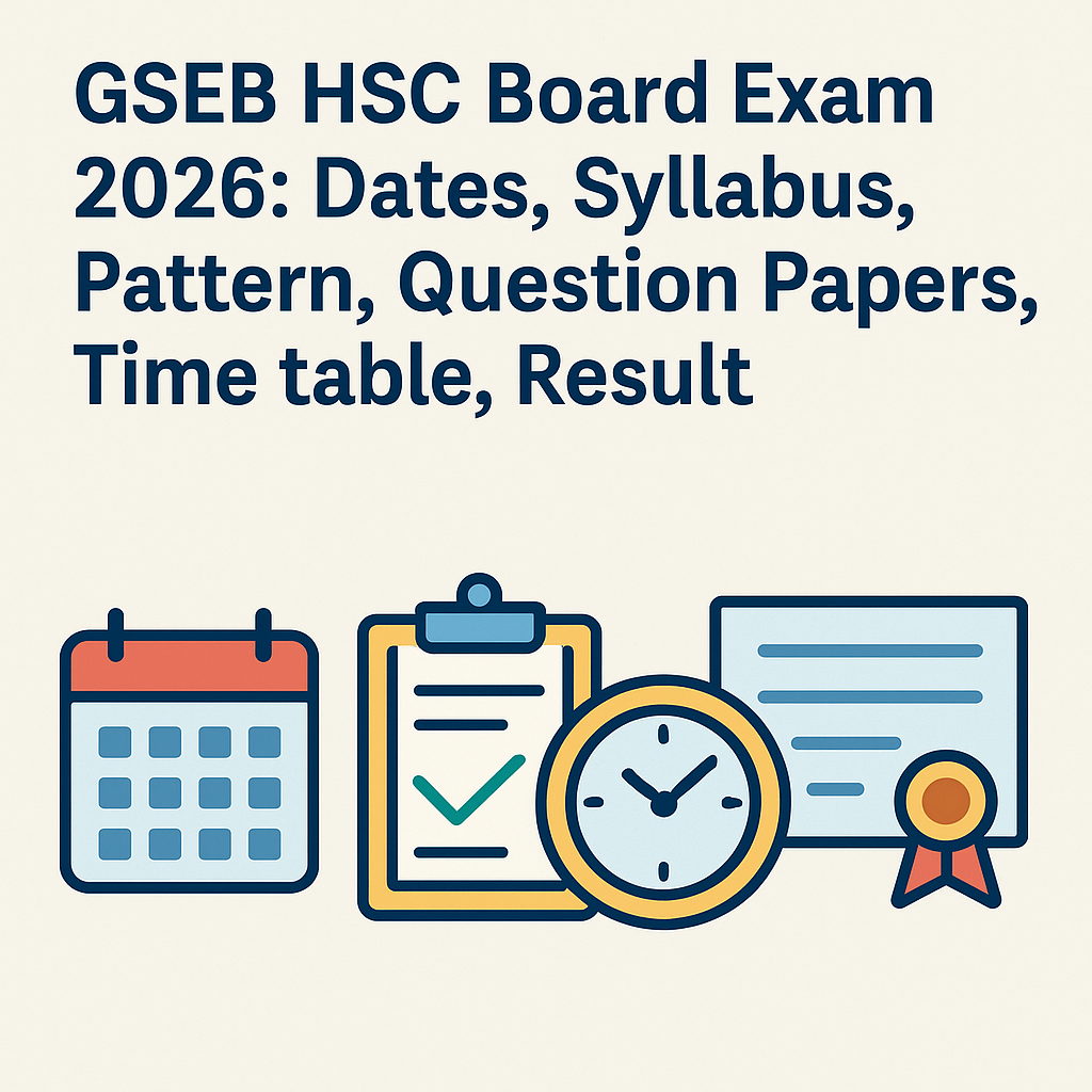 GSEB SSC Exam Dates Here!!
