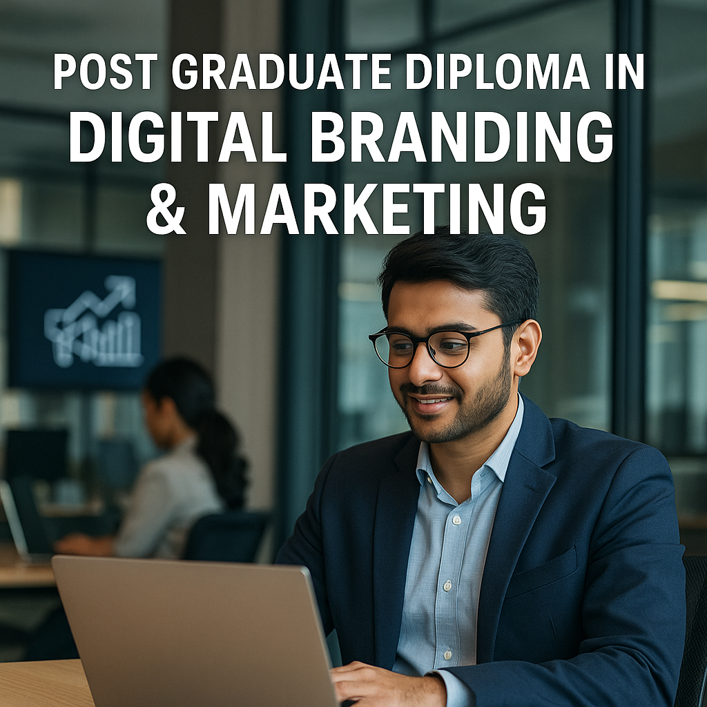 Post Graduate Diploma In Digital Branding & Marketing
IIMRT is a Government Approved Distance Education Institute in Ahmedabad, It provides education in one of the broadest range of disciplines to about hundred and thousands of learners. The courses will help learn the insights of the corporate requirement through the curriculum designed and developed considering the needs of industries. The faculties of these courses will be able to assist learner on their academic and career progression requirements.