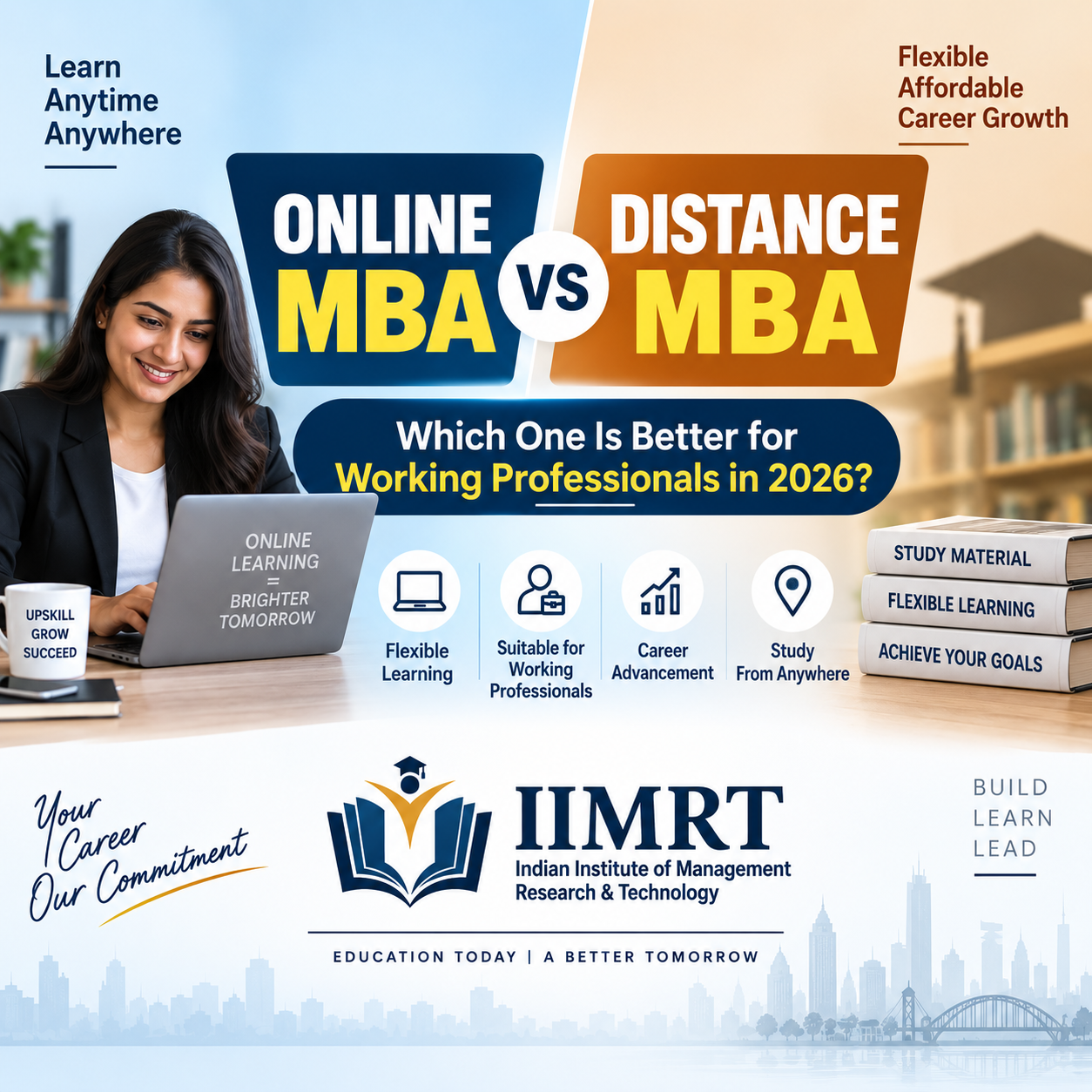Online MBA vs Distance MBA in India: Which Is Better for Working Professionals?